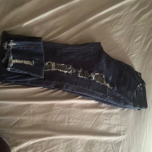 Size large high waist jeans from shein